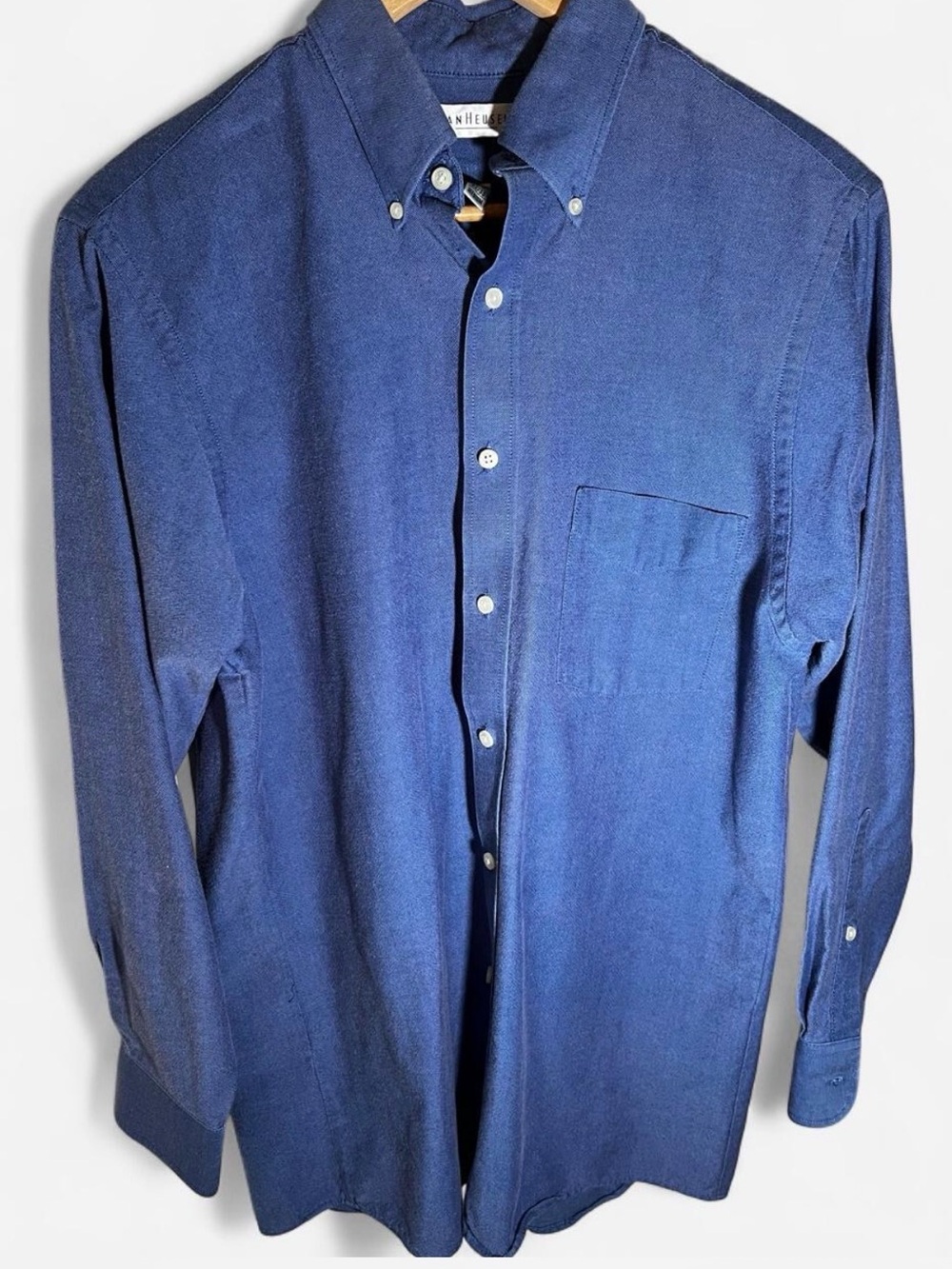 Van Heusen Indigo Button-Down Dress Shirt